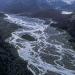 BraidedglacialoutwashriverofWosnesenski&Doroshinglaciers,KenaiPeninsula,Alaska,aerial